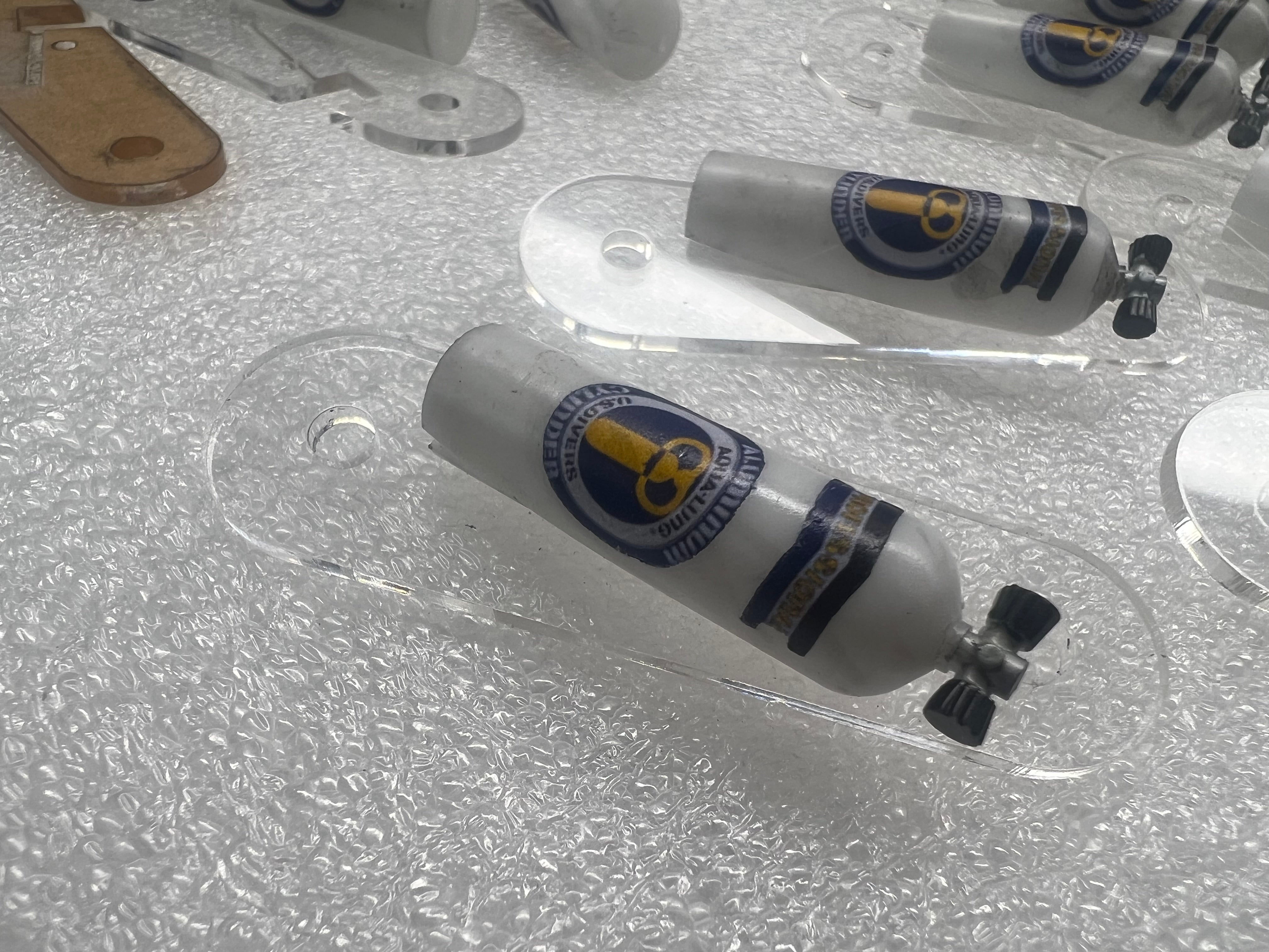 JAWS pinball (L) Left Slingshot custom upper and lower 3D plastics set - CRCades