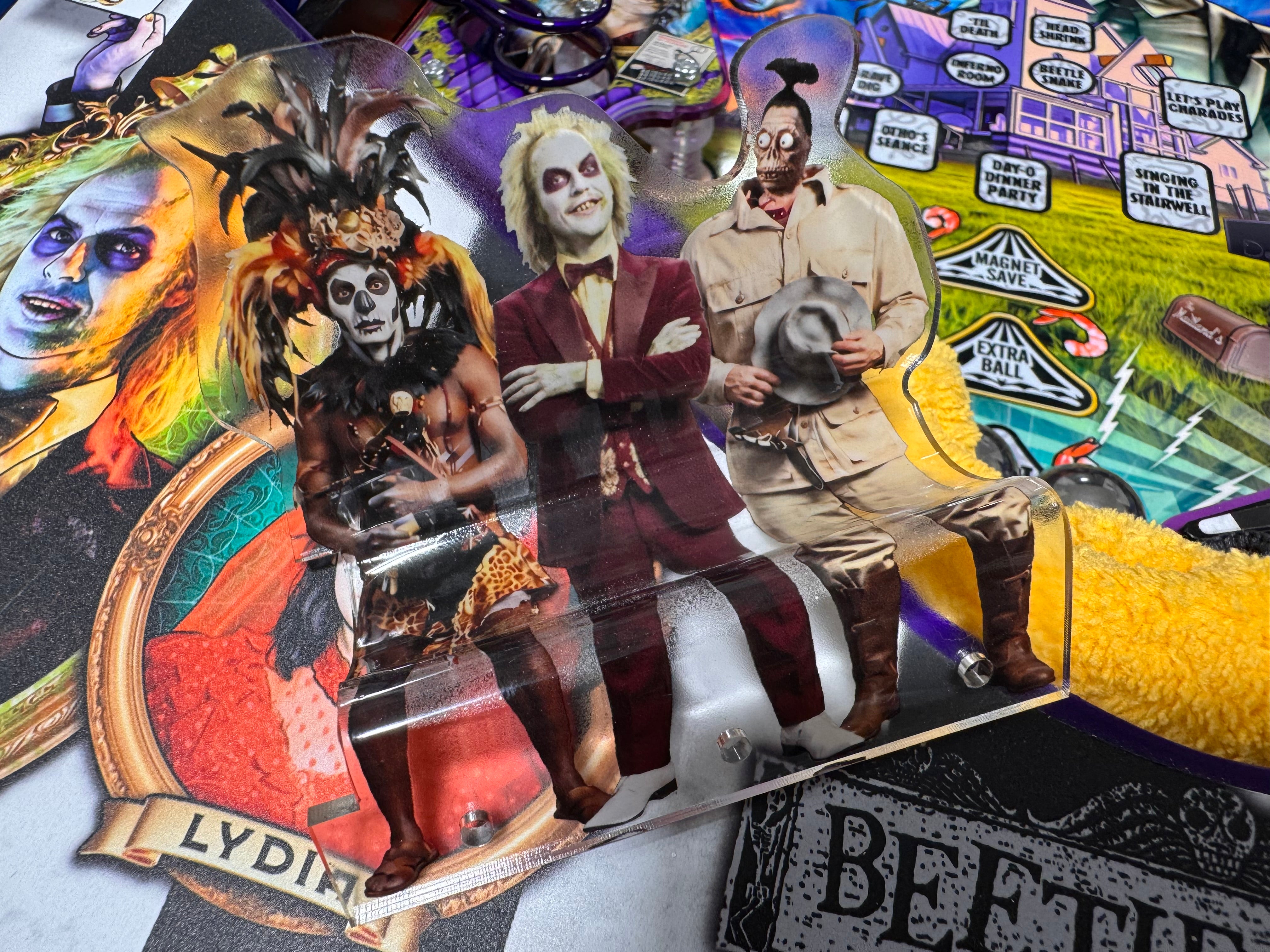 The Three Dead Men Waiting Room Couch Mod - Beetlejuice Pinball MODs by CRCades