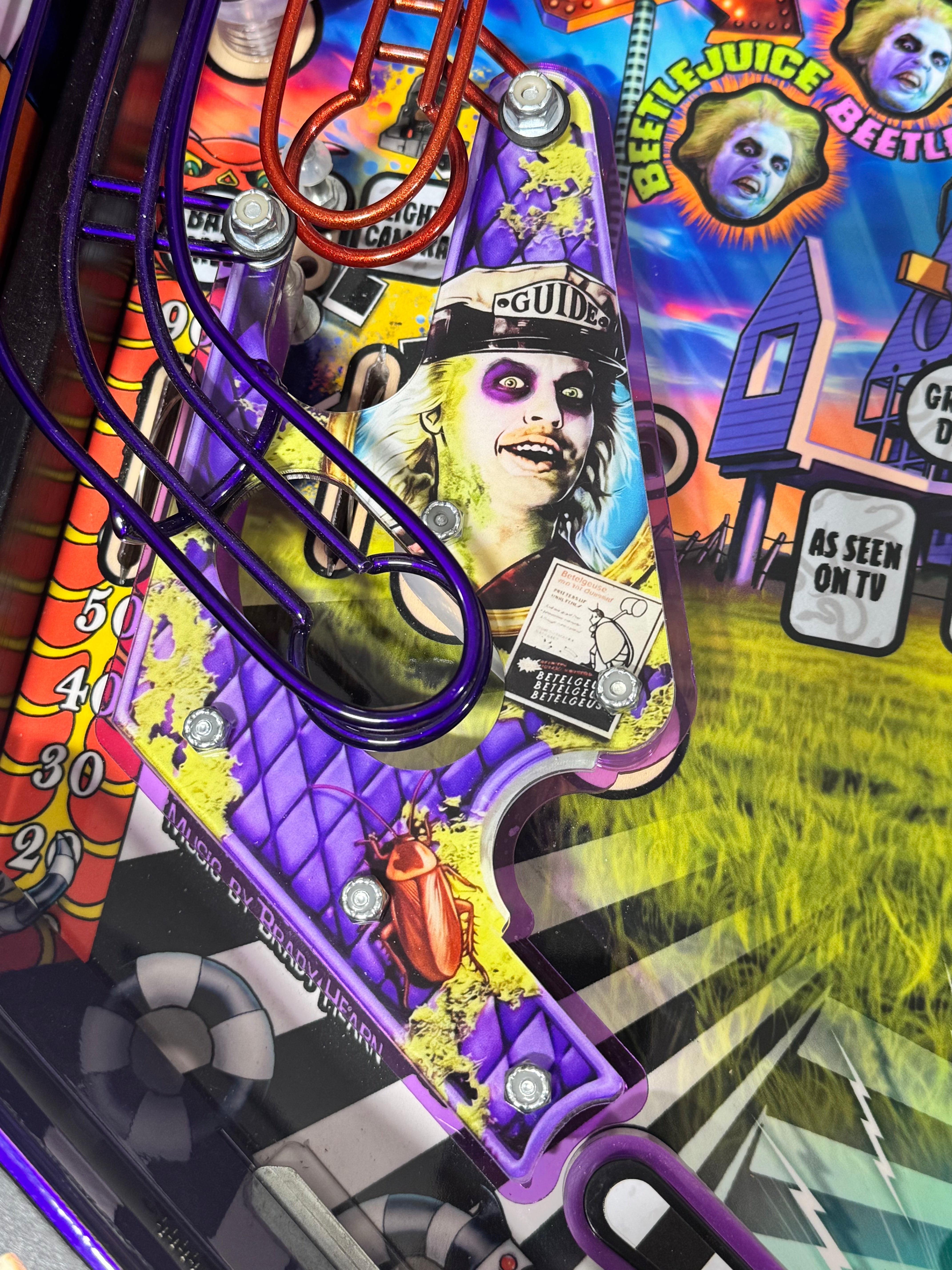 Beetlejuice Left Slingshot Custom 3D Plastic Replacement