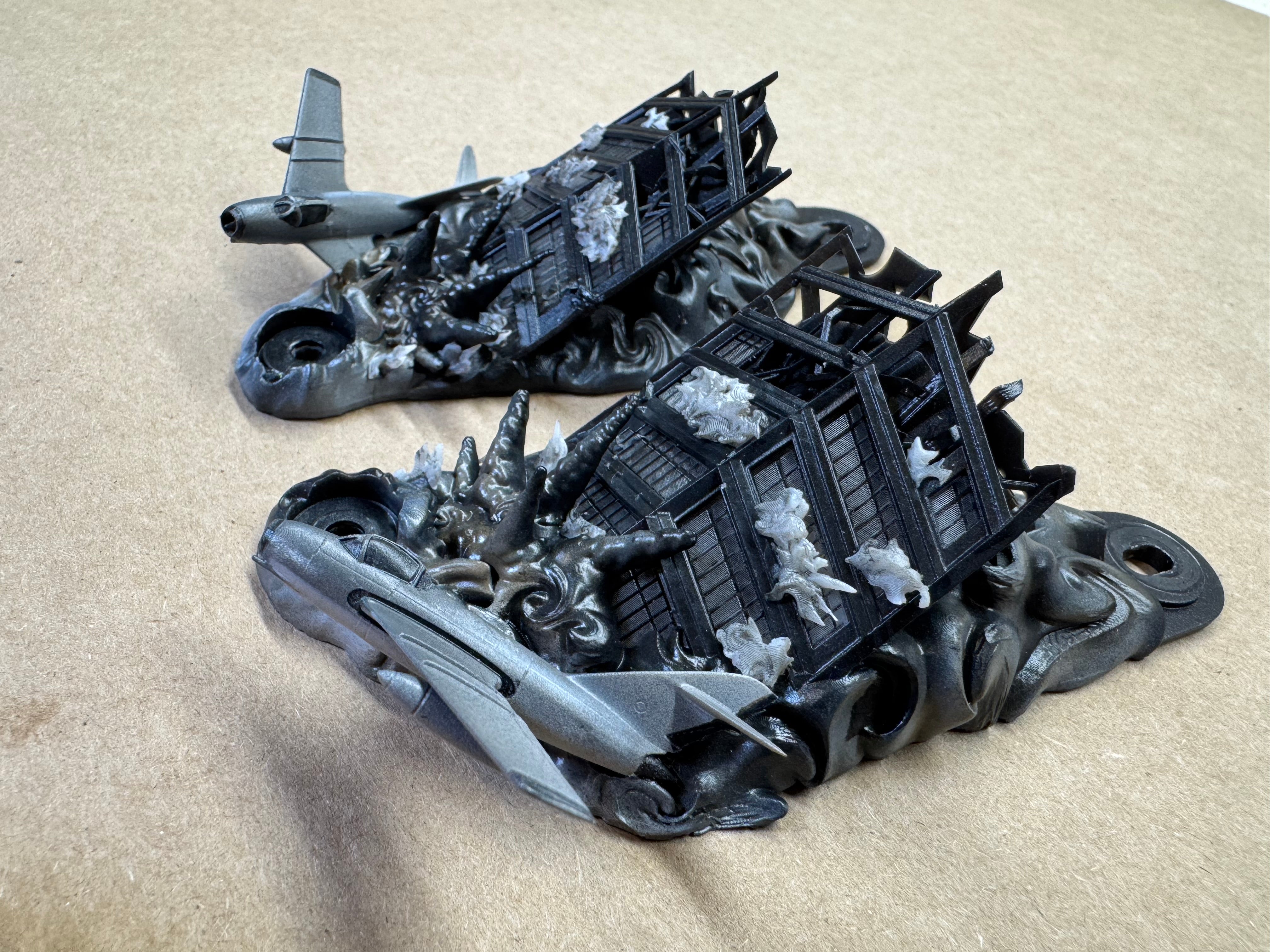 GODZILLA 70TH/OG ORIGINAL GZ CUSTOM 3D SLINGSHOT SET