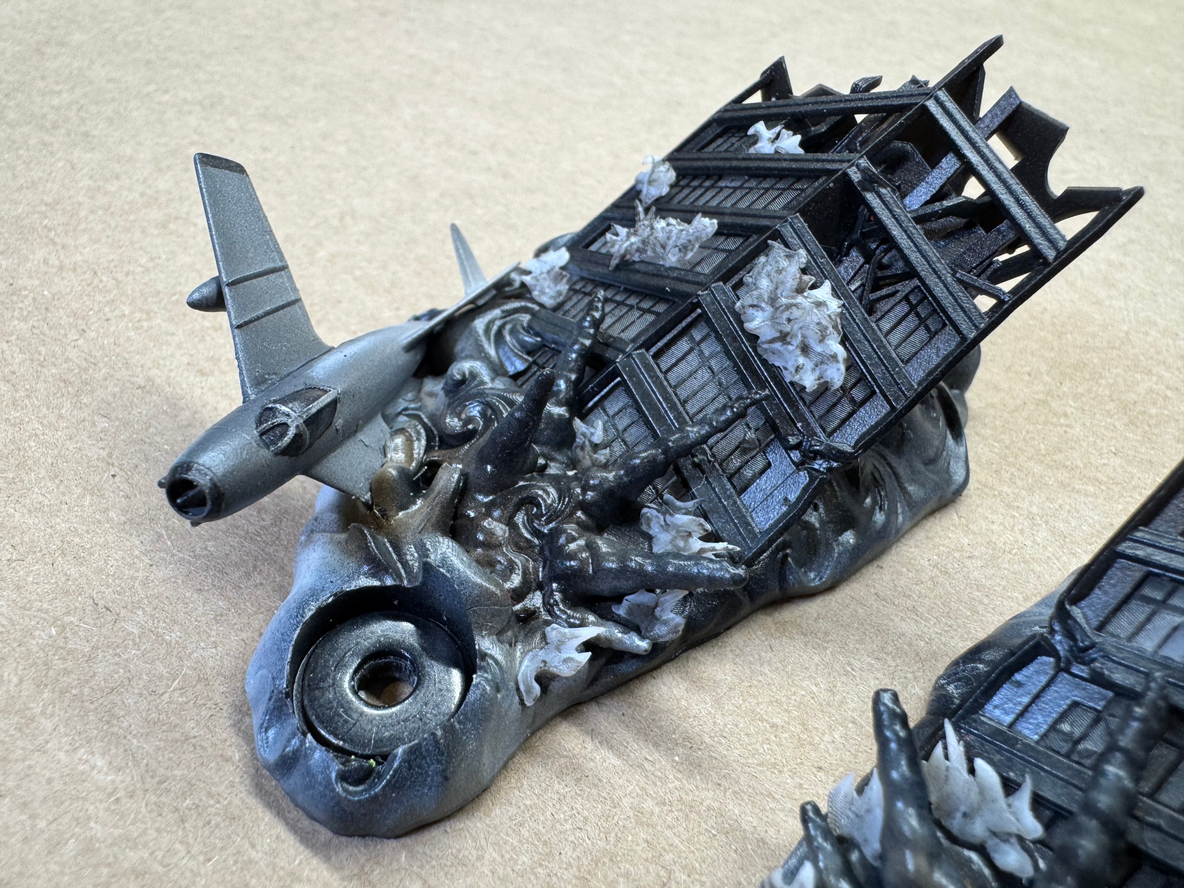 GODZILLA 70TH/OG ORIGINAL GZ CUSTOM 3D SLINGSHOT SET