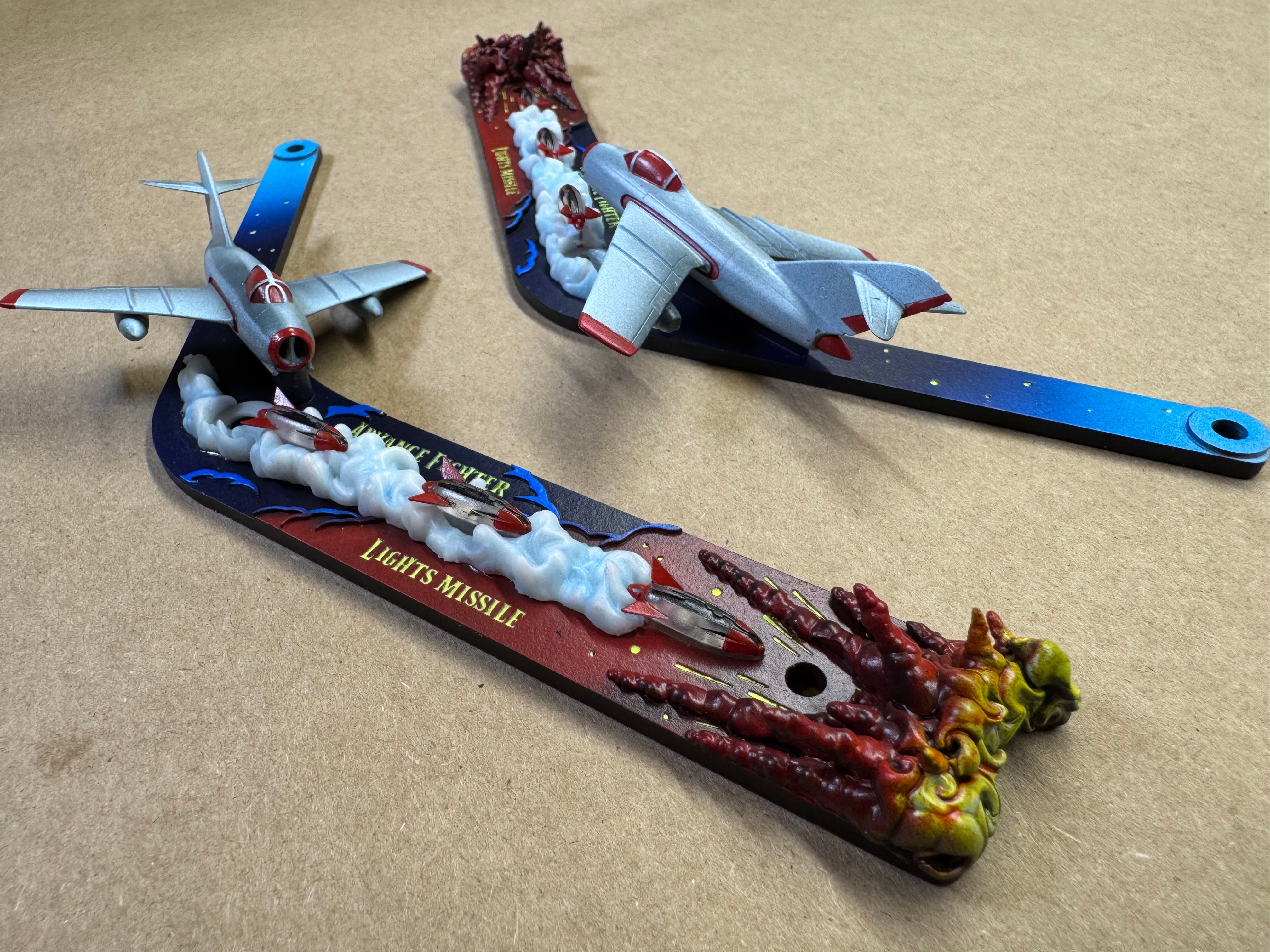GODZILLA 70TH/OG ORIGINAL GZ CUSTOM 3D RETURN LANE GUIDE SET