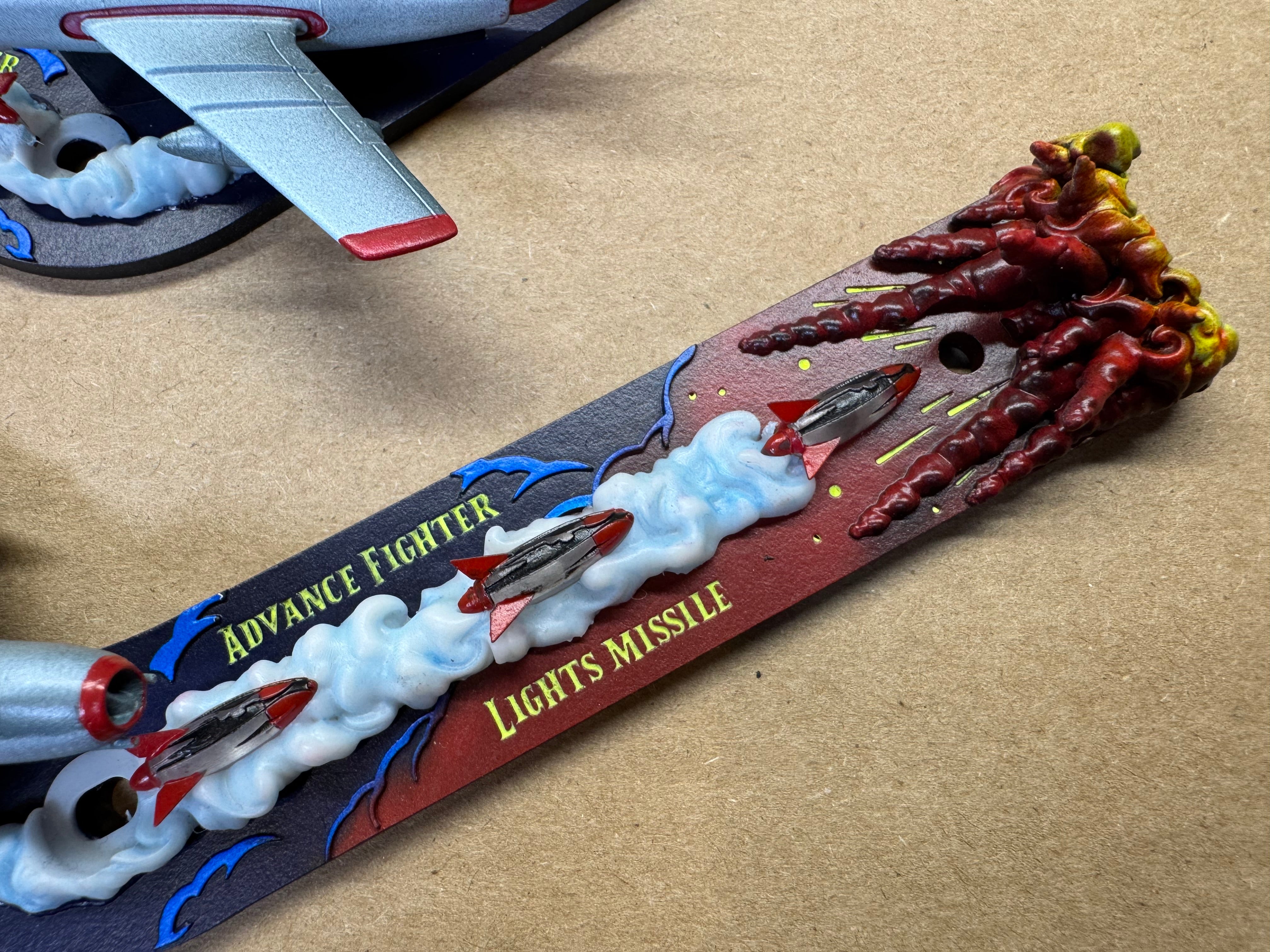 GODZILLA 70TH/OG ORIGINAL GZ CUSTOM 3D RETURN LANE GUIDE SET