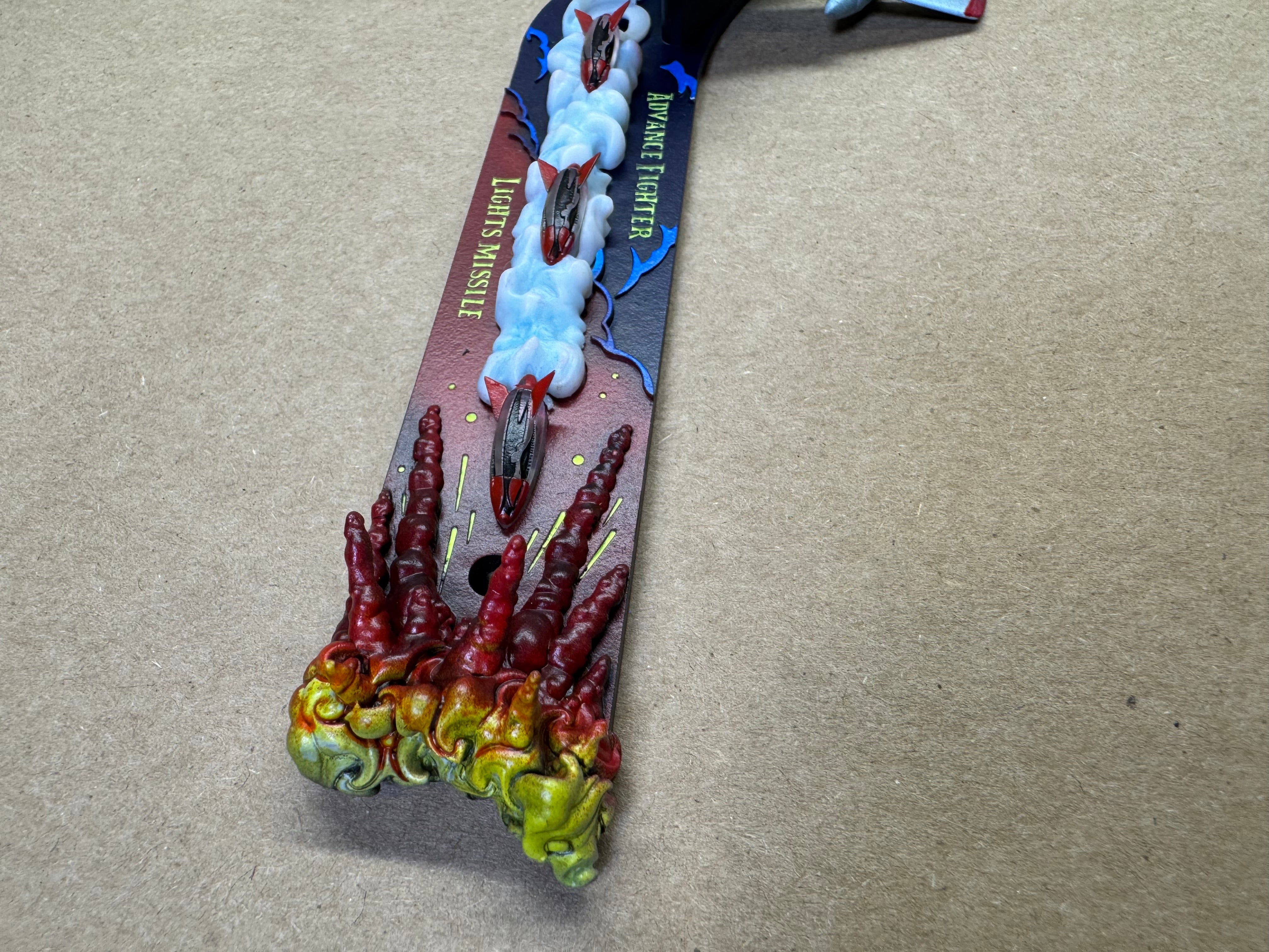 GODZILLA 70TH/OG ORIGINAL GZ CUSTOM 3D RETURN LANE GUIDE SET
