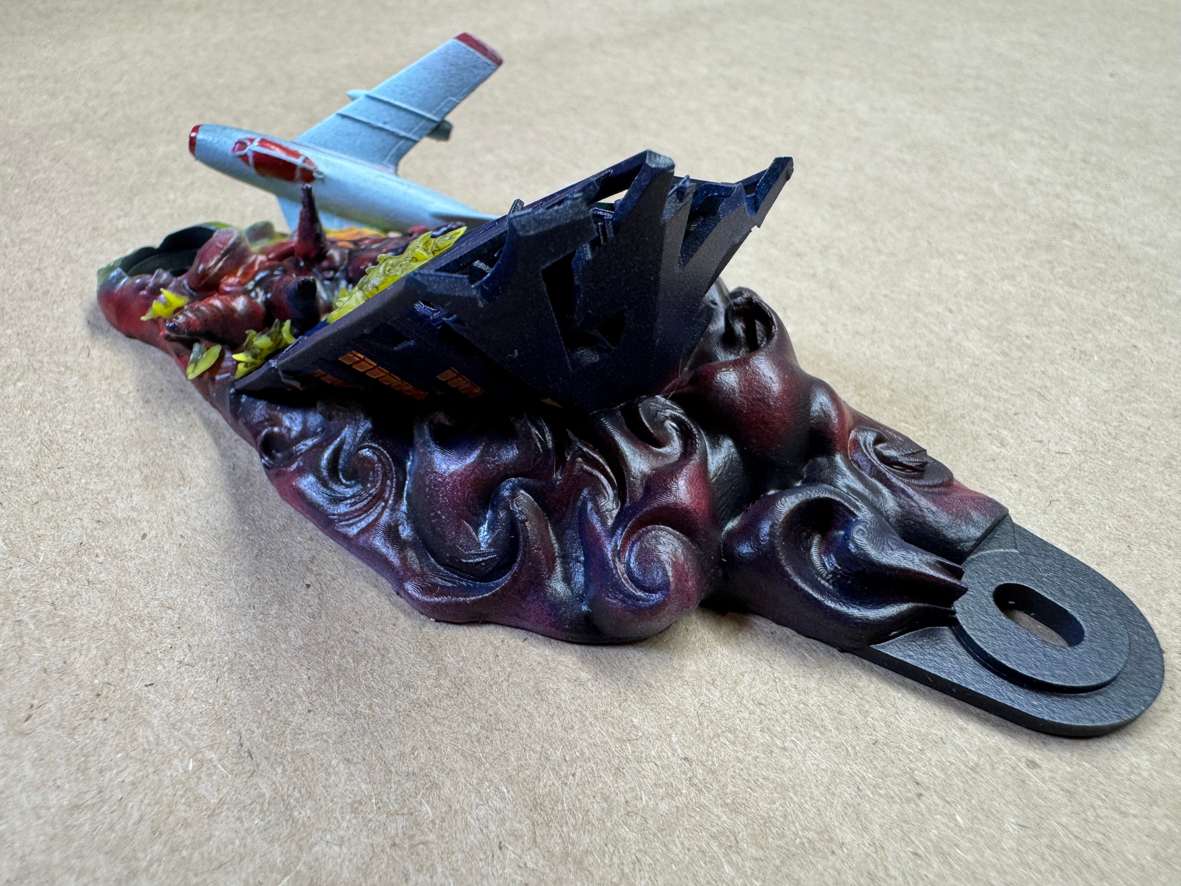 GODZILLA 70TH/OG ORIGINAL GZ CUSTOM 3D SLINGSHOT SET