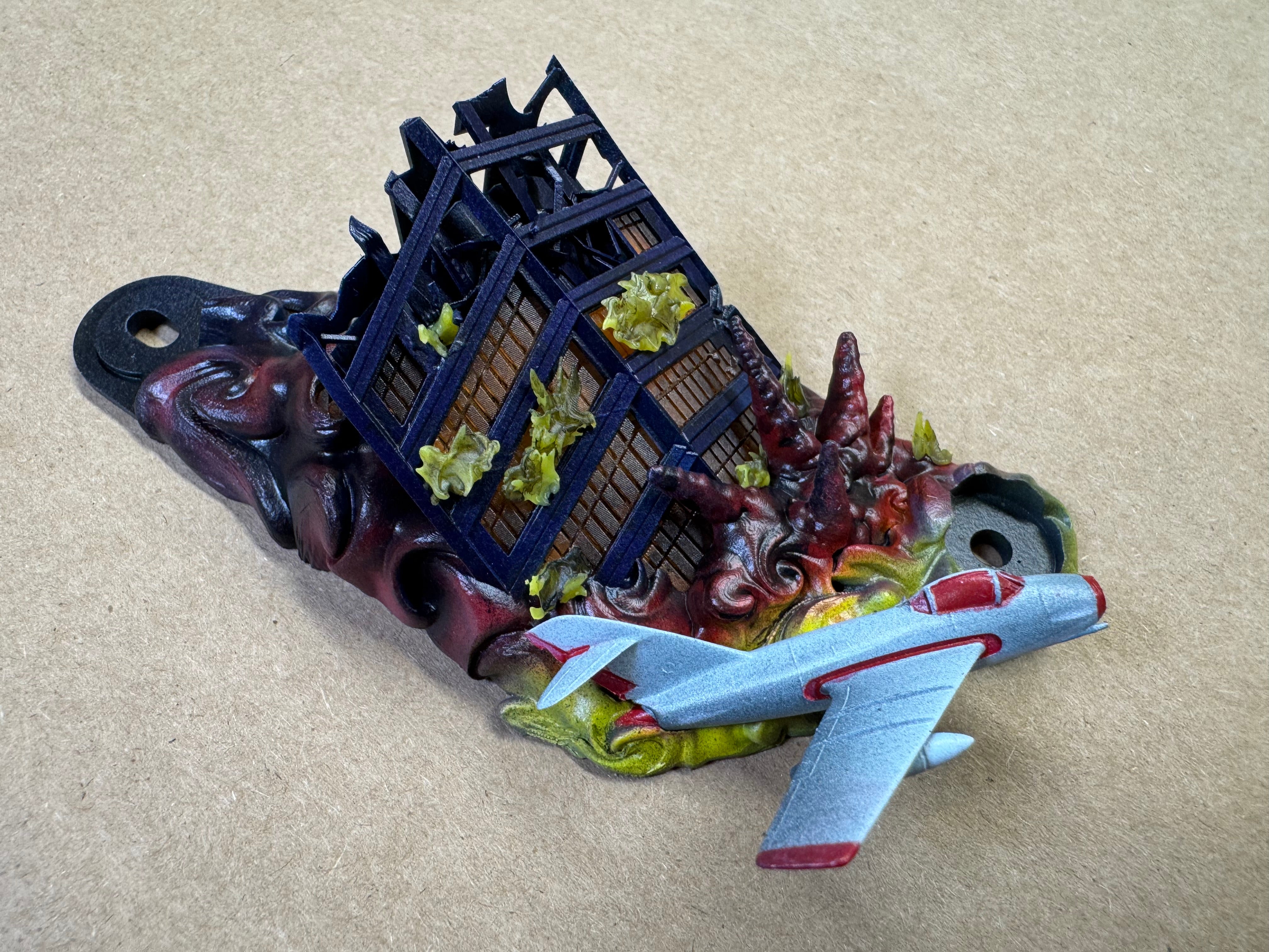 GODZILLA 70TH/OG ORIGINAL GZ CUSTOM 3D SLINGSHOT SET