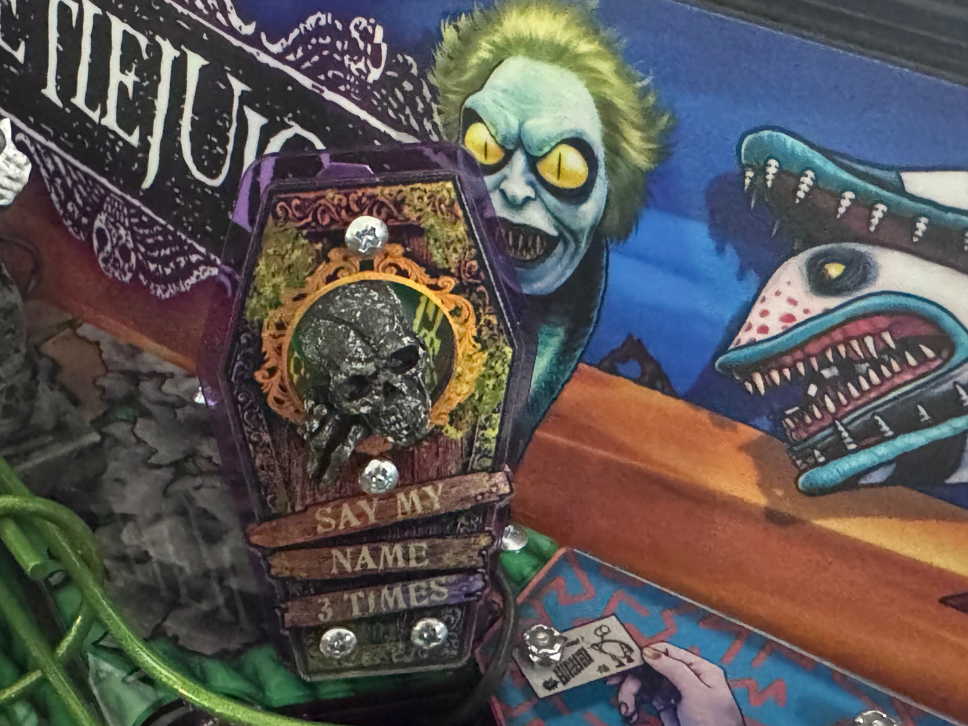 C'mon, one more time, SAY IT! SKULL FLASHER for Spooky Beetlejuice Pinball by CRCades