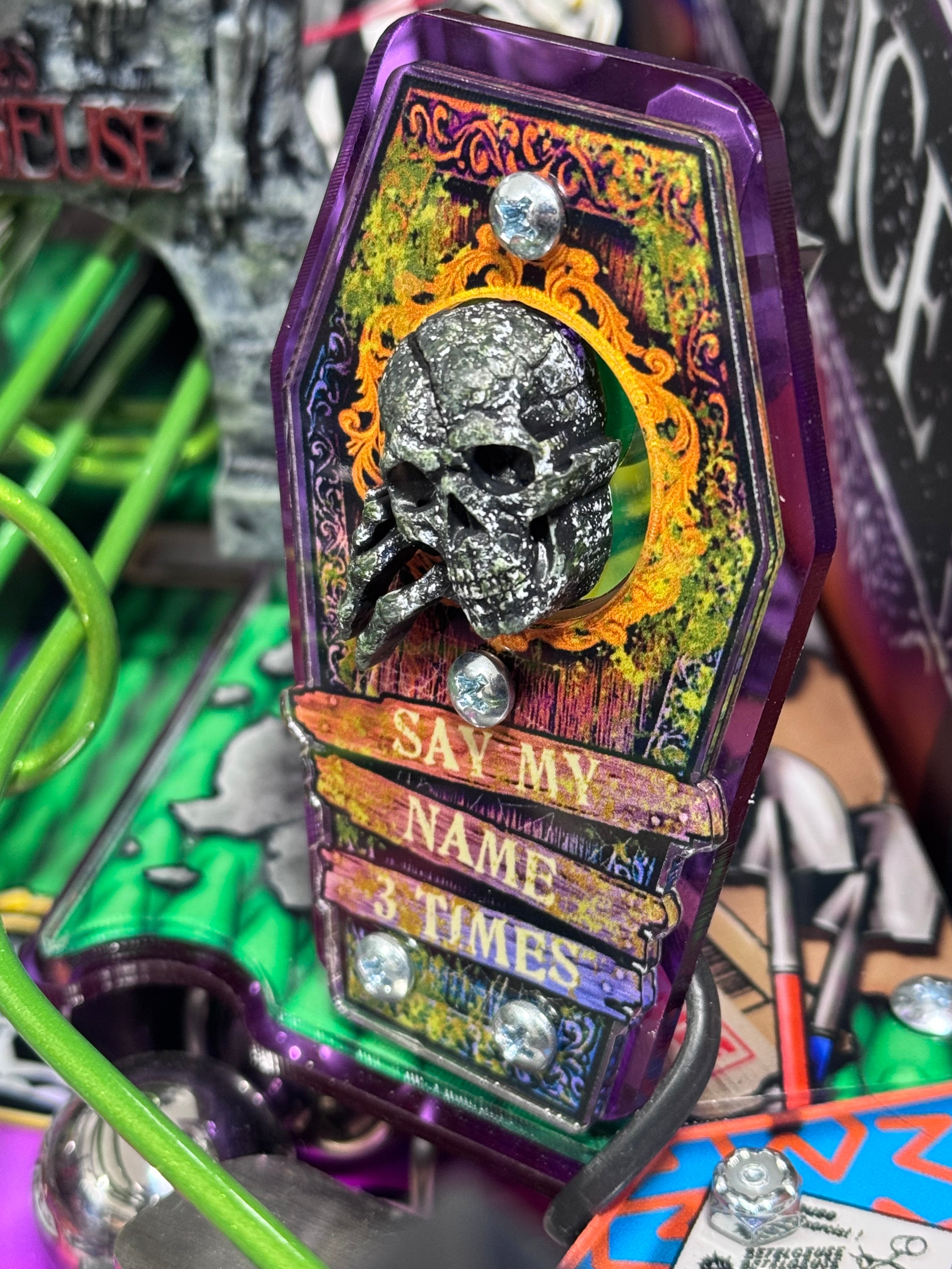 C'mon, one more time, SAY IT! SKULL FLASHER for Spooky Beetlejuice Pinball by CRCades