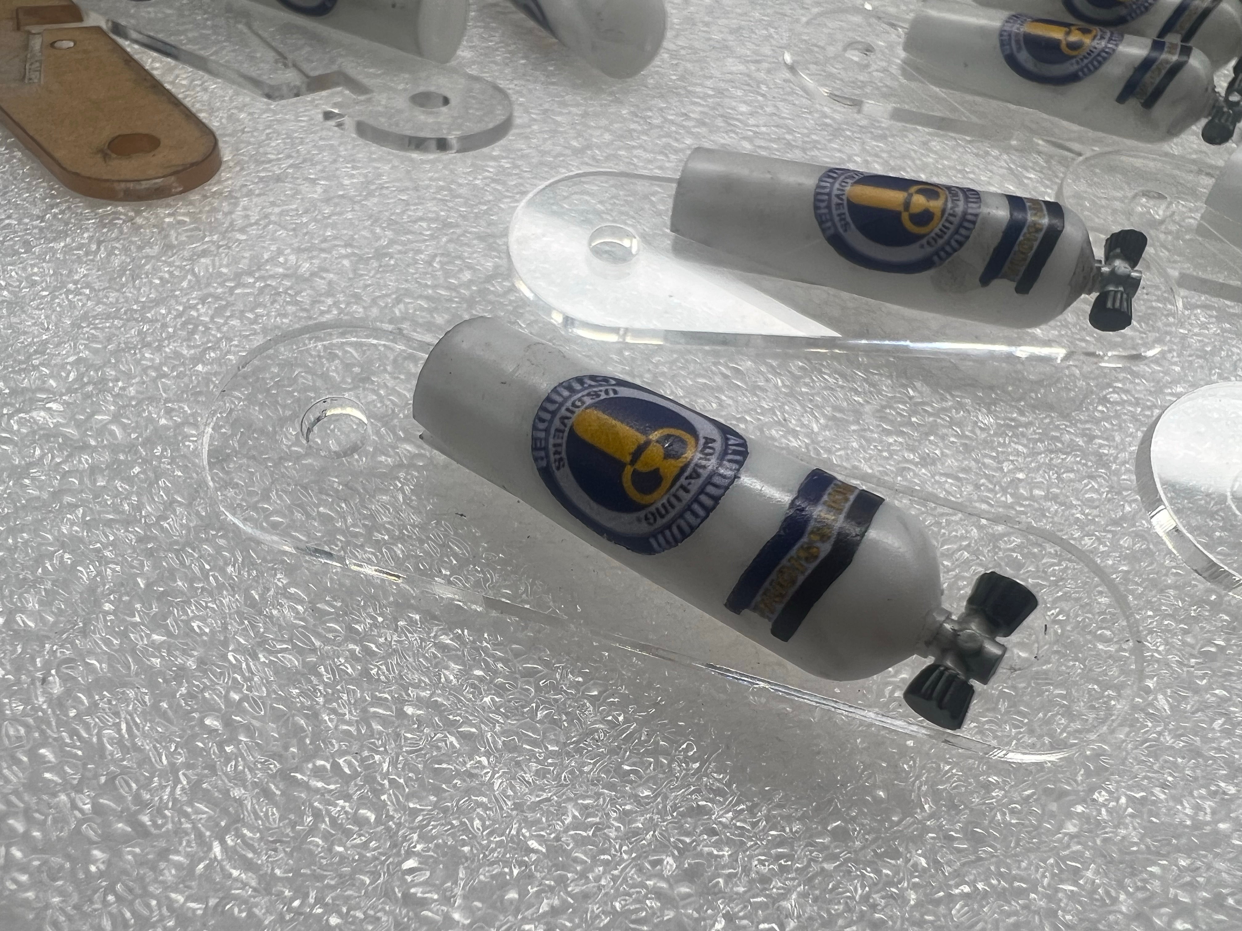 JAWS LEFT SLINGSHOT UPPER OXYGEN O2 DIVE TANK MOD
