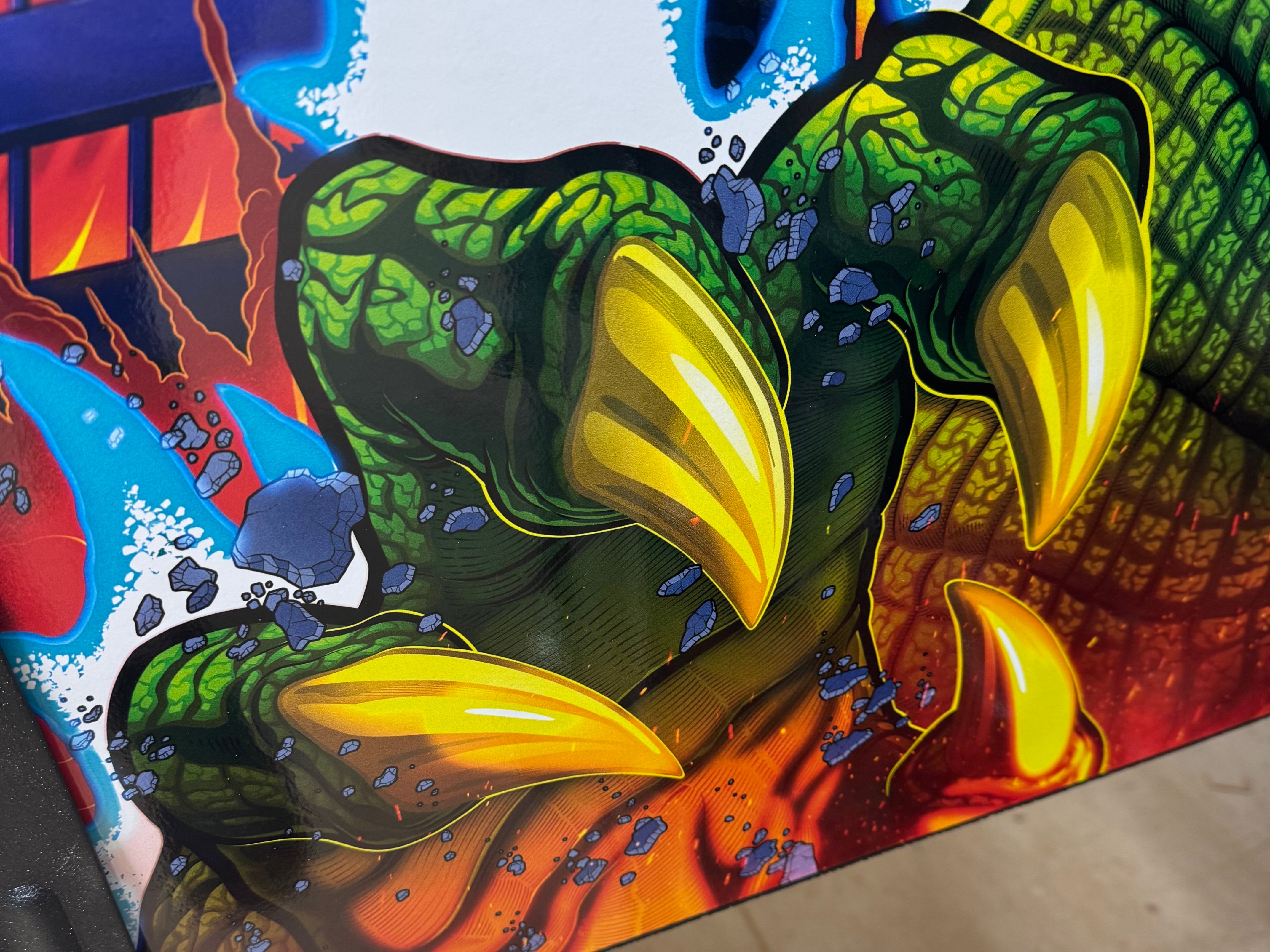 GODZILLA Original OG MAGNA GRAB Shooter Rod and Plate by CRCades