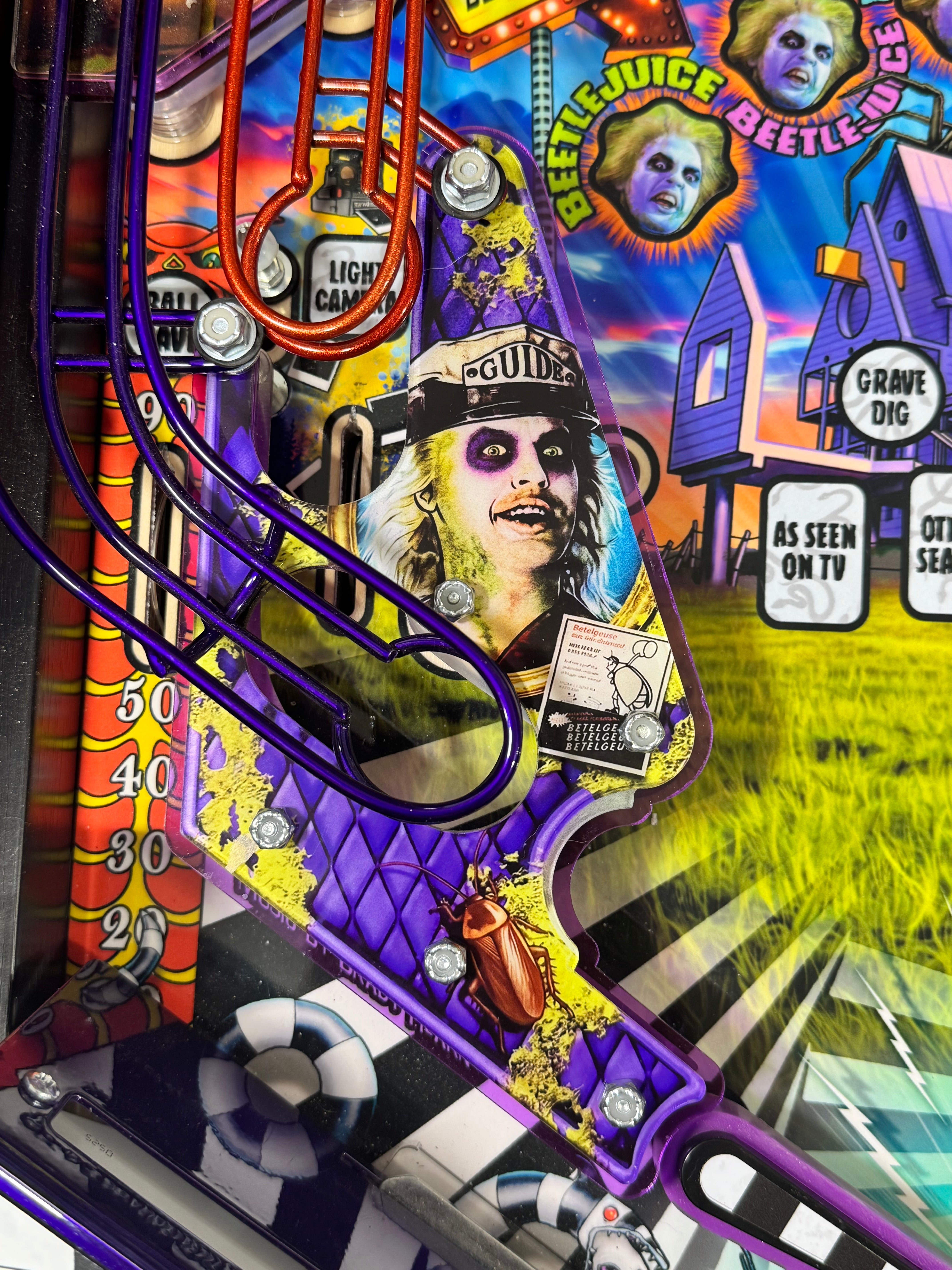 Beetlejuice Left Slingshot Custom 3D Plastic Replacement