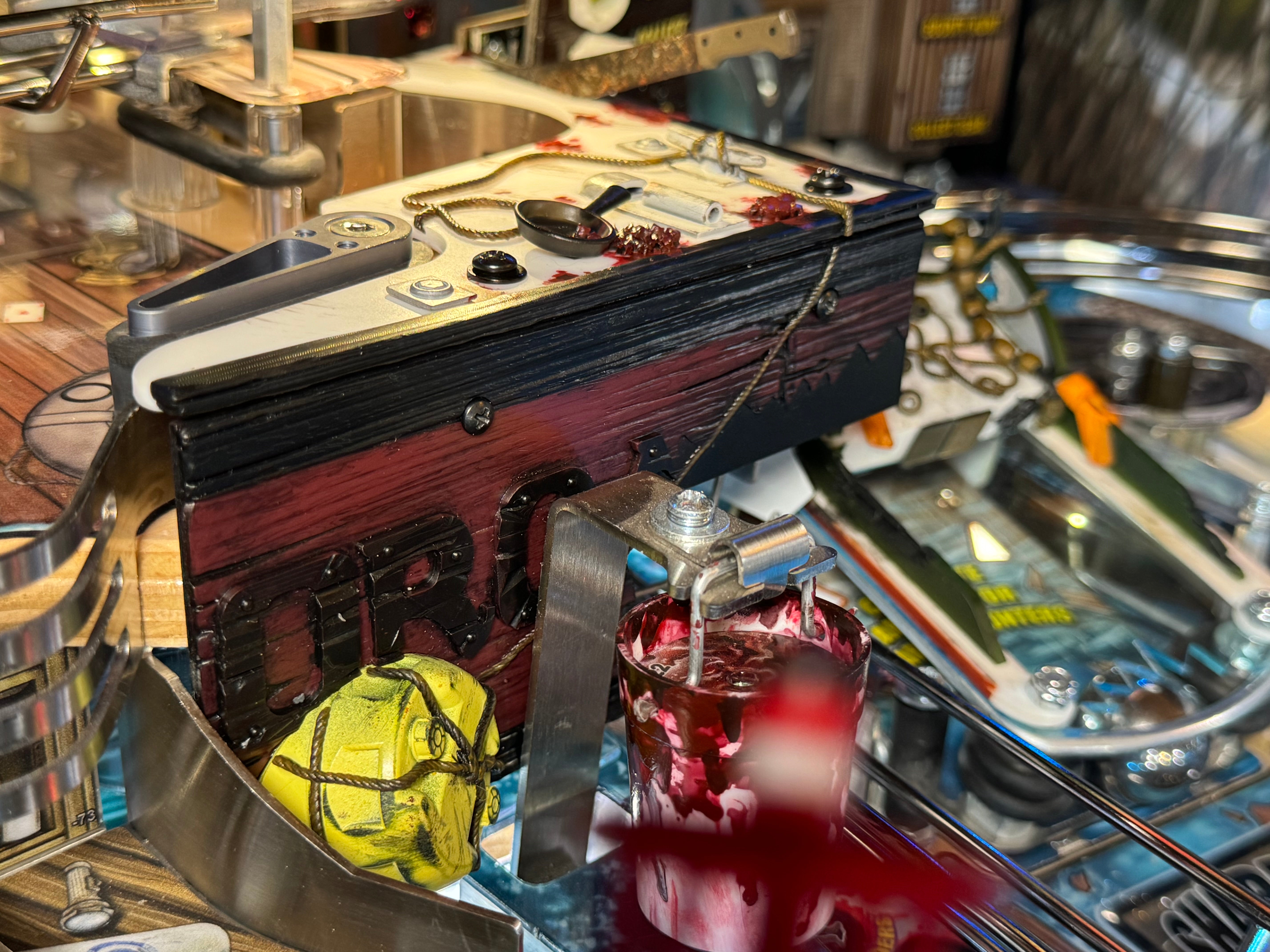 JAWS PINBALL - ORCA BOAT STERN AND DECK 3D MOD SET