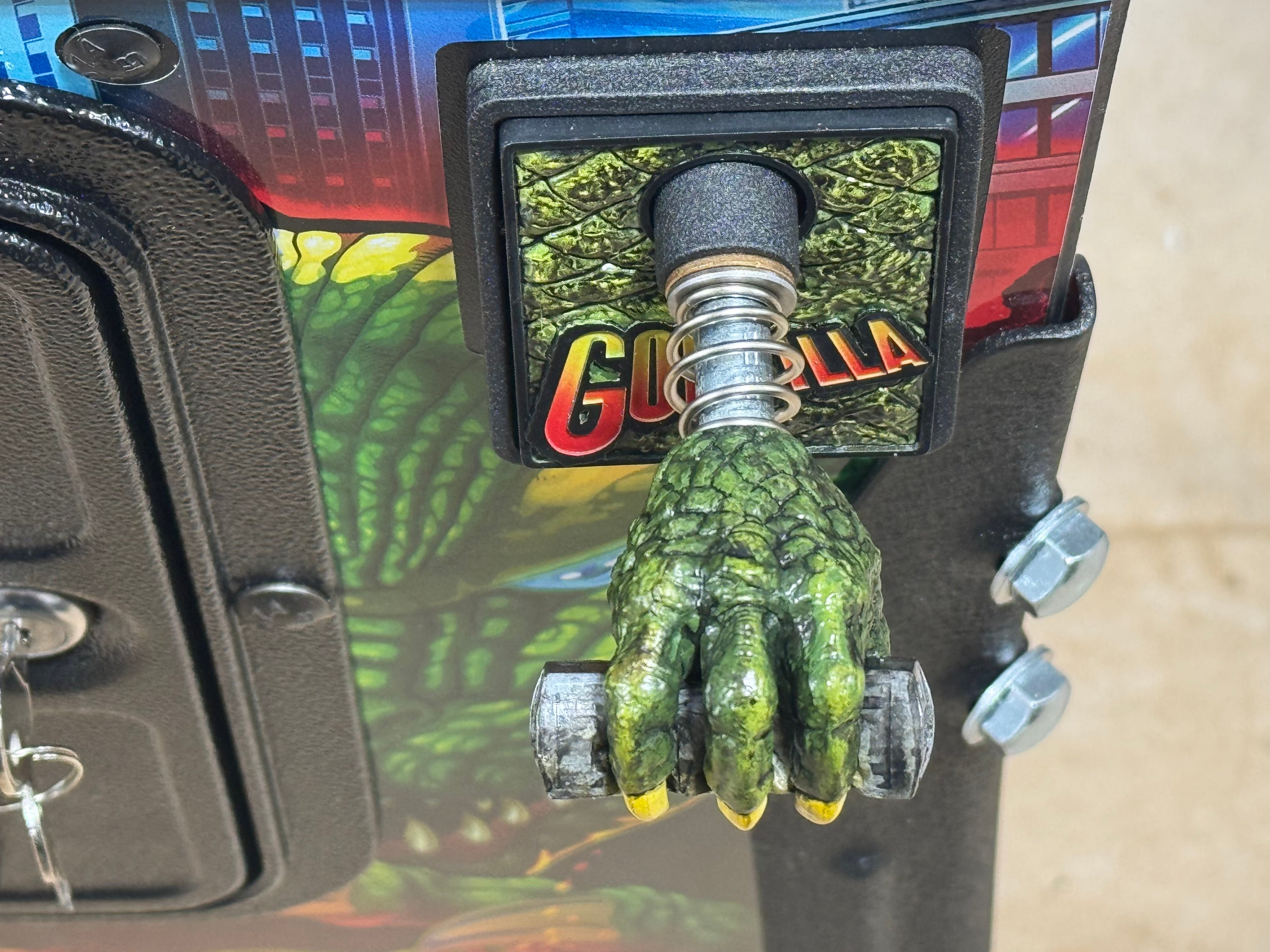 GODZILLA Original OG SUBWAY Shooter Rod and Plate by CRCades