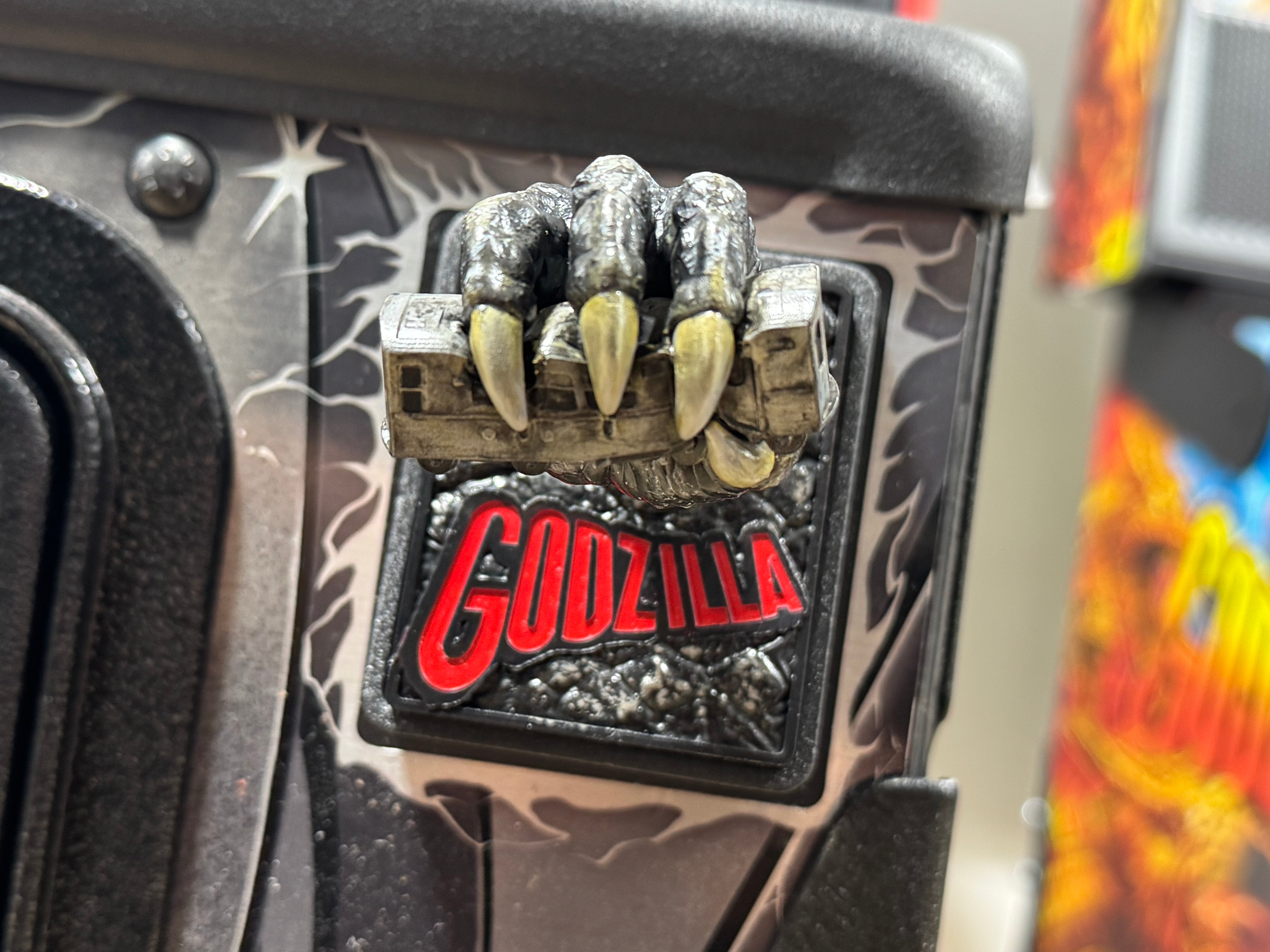 GODZILLA 70th B/W SUBWAY Shooter Rod and Plate by CRCades