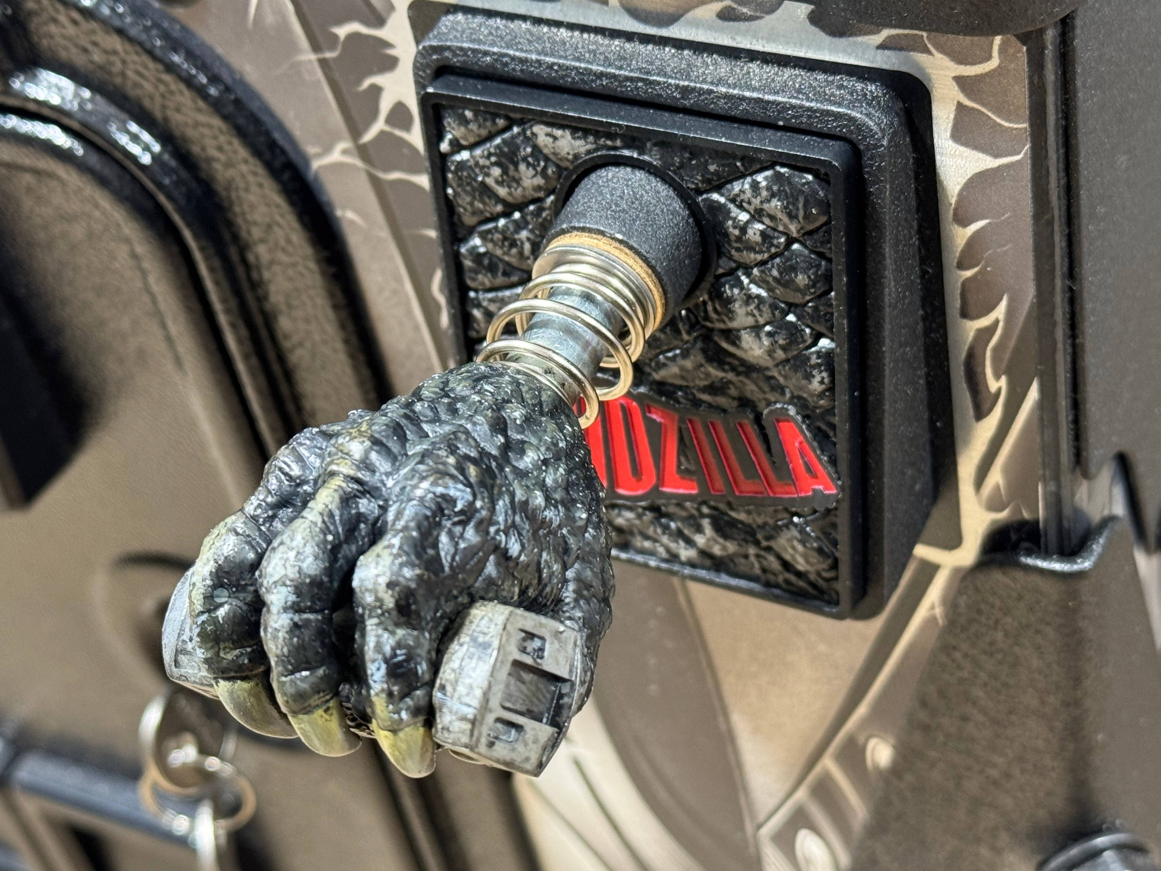 GODZILLA 70th B/W SUBWAY Shooter Rod and Plate by CRCades