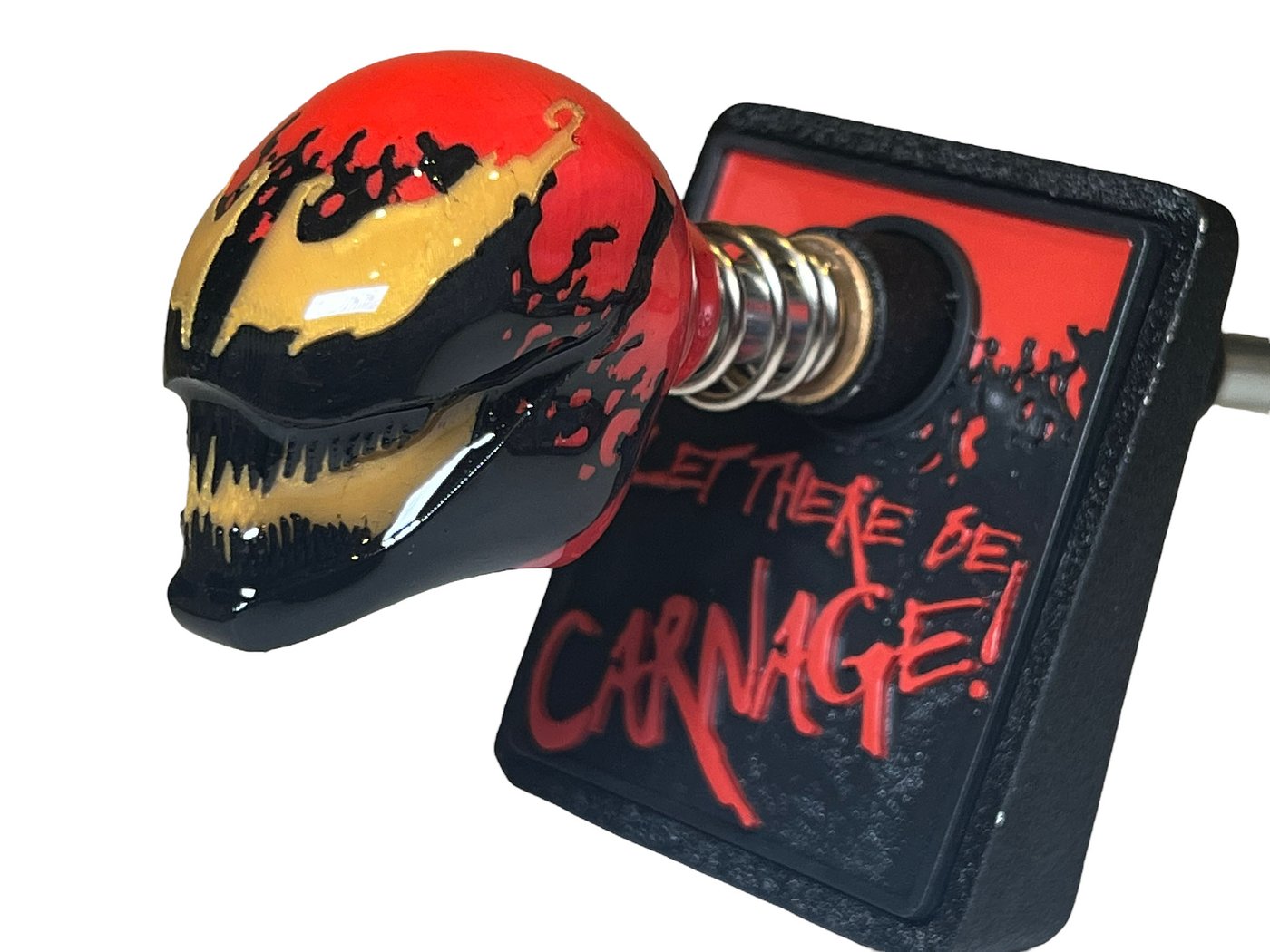 Carnage (3D) Custom Shooter Rod and Shooter Rod Plate - CRCades