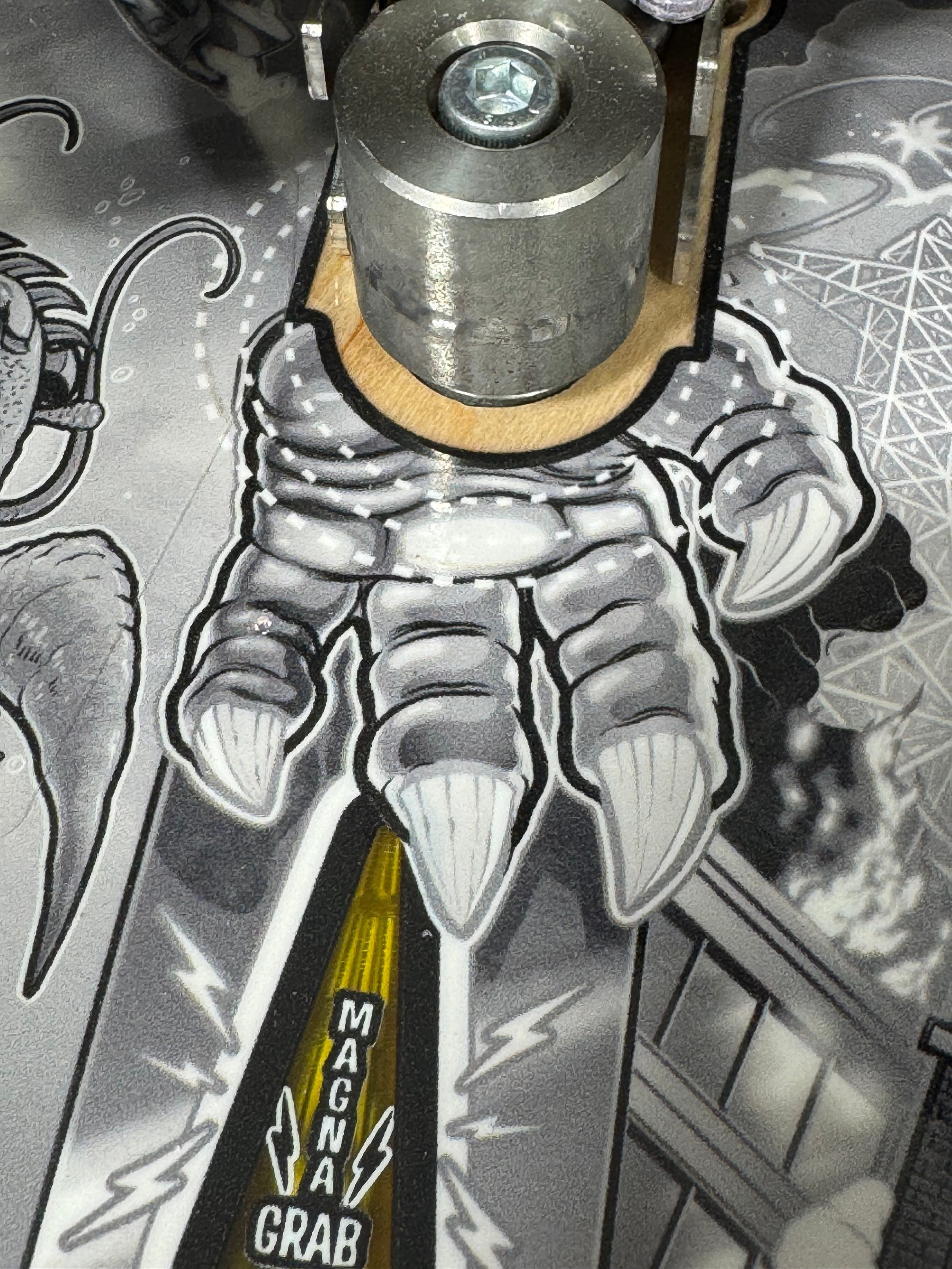 GODZILLA 70TH B/W MAGNA GRAB Shooter Rod and Plate by CRCades